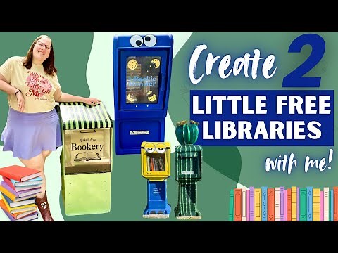 Create The Perfect Little Free Library Your Block Needs - Make TWO with me!