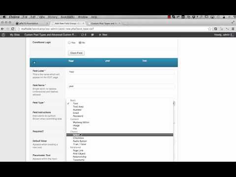 Custom Post Types UI and Advanced Custom Fields Part 1