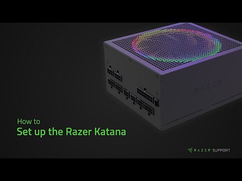 How to set up the Razer Katana