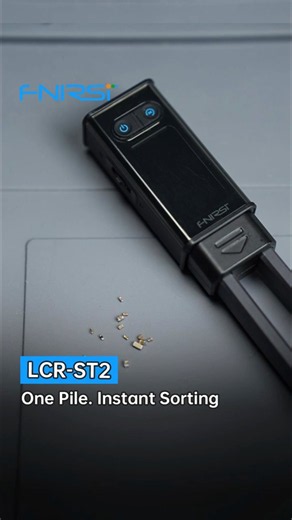 FNIRSI LCR-ST2 Smart Tweezer LCR Meter with Kelvin Clips | SMD Resistor Sort No Labels? Use This