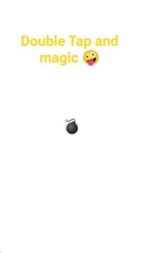 Double Tap and magic 🤪 #shortsfeed