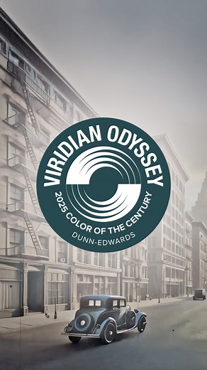 📣 Introducing Viridian Odyssey (DE1925): The Dunn-Edwards Color of the Century 📣A deep, sophisticated blue-green, Viridian Odyssey (DE1925) captures the shadowy depths of the ocean and the tranquil beauty of nature. 🌊 With understated elegance, this hue balances cool serenity and natural warmth, symbolizing life, growth and resilience. Chosen to celebrate our 100-year history, Viridian Odyssey honors the colors that have stood the test of time—blue and green—while looking forward to renewal a