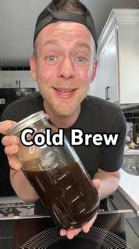 Homemade Cold Brew is the way to go 😁 #homemade #coldbrew #coffee #easyrecipe #fyp