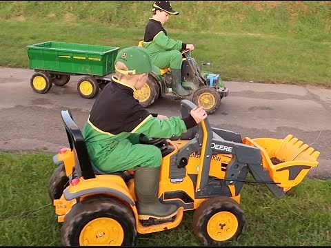 TRACTORS FOR KIDS, TRACTOR TRAILER, TOY TRACTORS