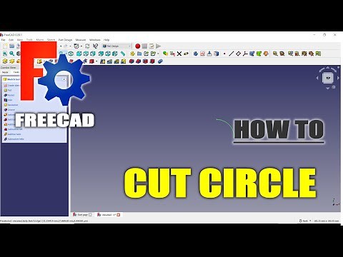 FreeCAD How To Cut Circle