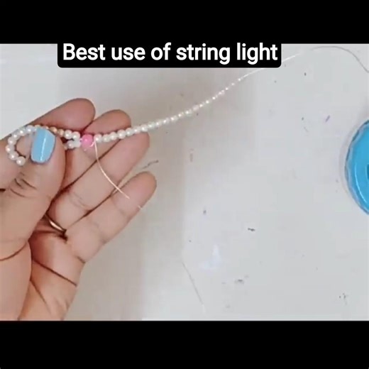 best use of string light #diy #craft #art #handmade #girl