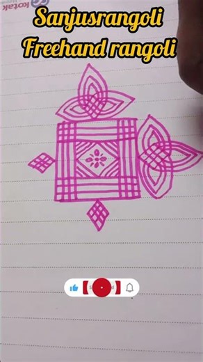 🌺Easy kolam designs 🌺#freehandrangolis