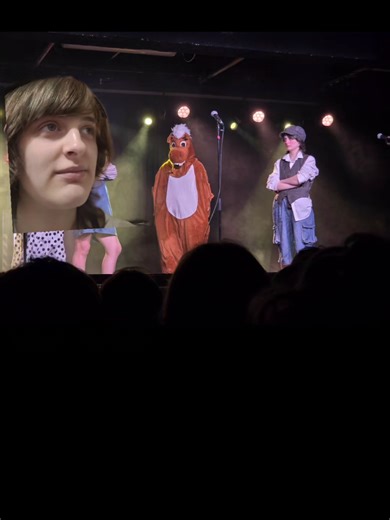 doing a panto based on dracula we have no hellhounds. but we have a hellhorse! it's macguffin the horse again #panto #pantomime #theatre #amateurtheatre #theatrekid