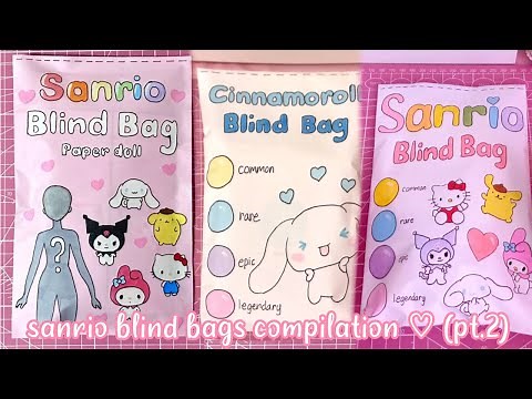 sanrio blind bags compilation 🩷 part 2 ✨ | sanriolve