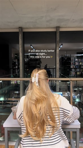 Study Night Session at the Library for Students