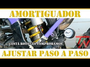 How to adjust motorcycle shock absorbers 🏍🔧