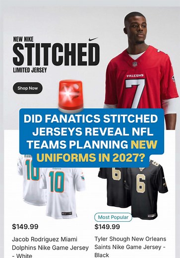Saints and Dolphins 2027 Uniform Redesigns: Are New Primaries Coming?