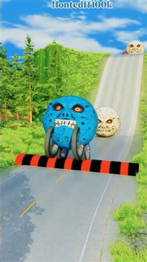 Road Bumper VS Virus Car 🙂 #shorts #shortsfeed #trending #gaming