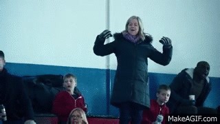 The Hockey Mom and her BankAmericard Cash Rewards™ credit card on Make a GIF