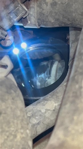 Inspection mirror with flashlight