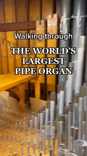 Walk through a great example of organ building. 33,112 pipes make magnificent music. #pipeorgan #atlanticcity #boardwalk #cunninghampiano | Cunningham Piano Company - King of Prussia