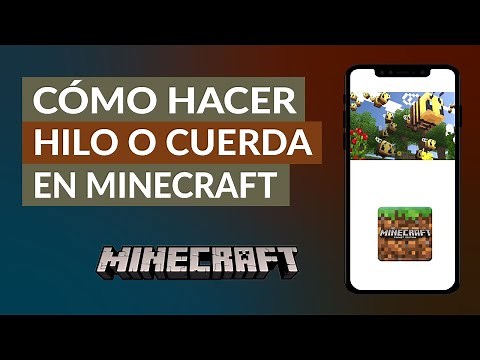 Cómo Hacer o Craftear hilo o Cuerda en Minecraft - Crafteo de hilo y Cuerdas