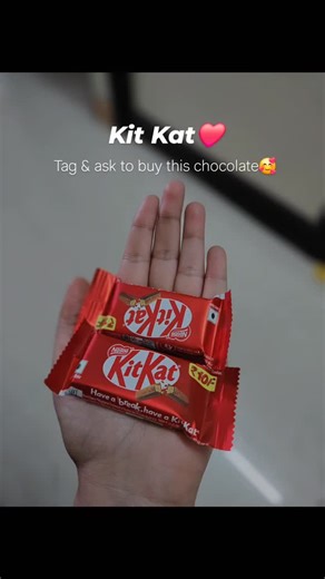Aval🤍 on Instagram: "Tag a kit kat lover❤️ #reels#viral#trending#explorepage#reelsinstagram#instadaily#foryou"