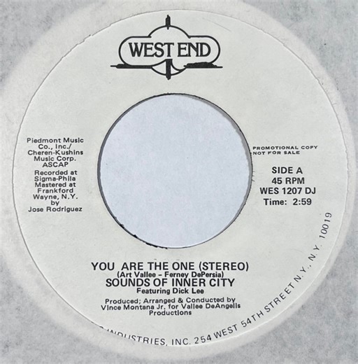 Sounds Of Inner City Featuring Dick Lee - You Are The One