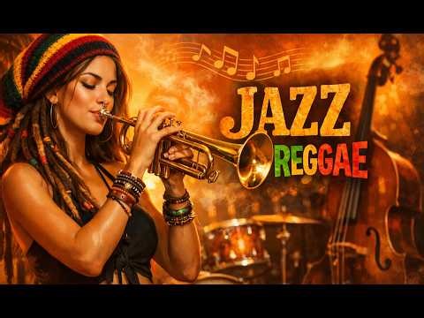 Cozy Jazz Reggae ☕ Deep Bass & Smooth Trumpet – Perfect Study & Work Music