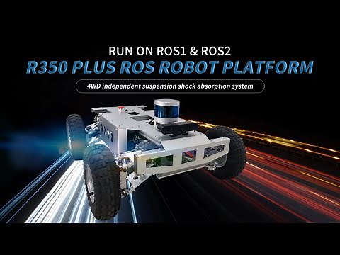 R350 Plus Jetson Nano LiDAR Follow Tracking Navigation Mapping ROS AI Robot Platform