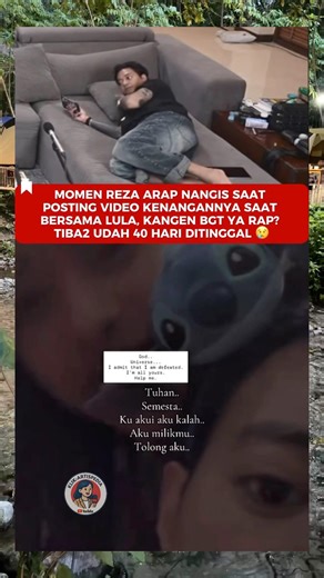 REZA ARAP NANGIS POSTING KENANGAN SAMA LULA 😭 #trending #viral