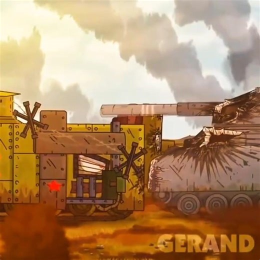 SOVIET MENDELEEV VS LEVIATHAN ARMY???💀💀#gerand #hard batch #cartoons_about_tanks #kv44 #shorts