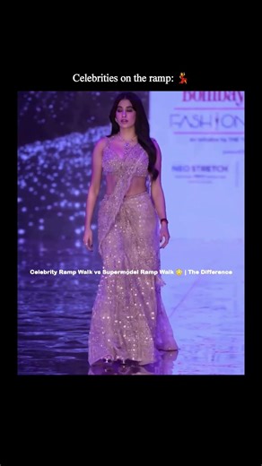 Celebrity Ramp Walk vs Supermodel Ramp Walk 😳 #gigihadid #supermodel #kendalljenner #runway #reels