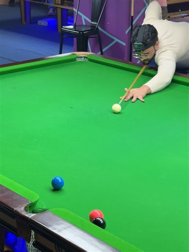 When power meets precision. . . . #PotBlack #SnookerLife #TrickShots #CueSports #ProSnooker