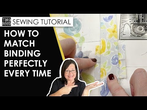 How to Match Quilt Binding perfectly every time...