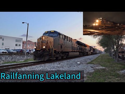 Railfanning Lakeland the night before my birthday. M852 and M853 meetup, I178 rerouted and more!