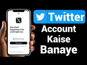 X Twitter Account Kaise Banaye || How to Create X Twitter Account