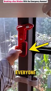 143K views · 337 reactions | Bre*king a Bus Window With the Emergency Hammer! | FactyVerse01 | Facebook