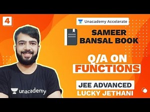 Q/A from Sameer Bansal Book on Functions | JEE 2020 | Lucky Jethani