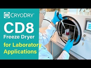 CryoDry CD8 Freeze Dryer for Laboratory Applications - Highlights and Features