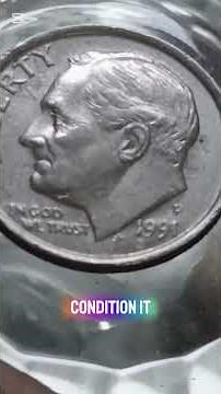 🇺🇸. 1991P Roosevelt Dime – Rare Errors & Value💰#1991PDime#RooseveltDime#RareCoins