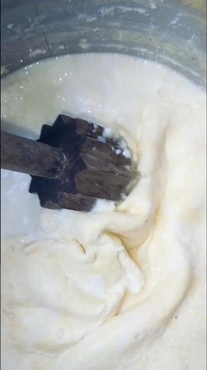 Traditional ghee making process