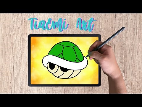 CÓMO DIBUJAR EL CAPARAZÓN DE TORTUGA DE MARIO | MARIO WORLD