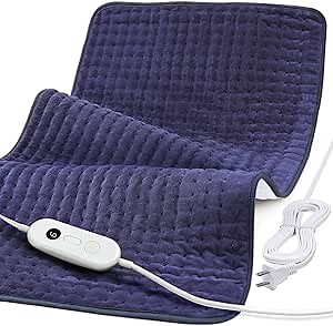Heating Pad for Back Pain Relief, XXX-Large 33''×17'' Extra Large Electric Heating Pads for Cramps Neck and Shoulders,Moist & Dry Heat Therapy,2H Auto Off, 6 Temperature Settings, Machine Washable