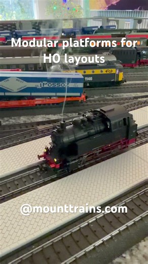 Uniquely designed accessories for your H0 model train 🚂 layouts @mounttrains.com
