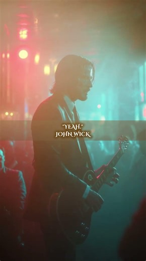 Never knew John Wick had this talent #guitarsolo #mindblown #viral