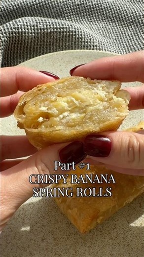 100 Ways to Have Rice Paper - Part 1 CRISPY BANANA SPRING ROLLS