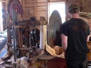Old Fashioned, Steam-Powered Sawmill