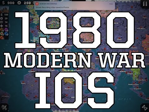 World Conqueror 4 Modern War 1980 Conquest Map and Scenario Maps