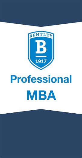 Our Professional MBA program offers the benefits of a full-time MBA, including skill development, networking and career advancement, within a flexible schedule, boosting marketability and job potential in under two years. | Bentley University