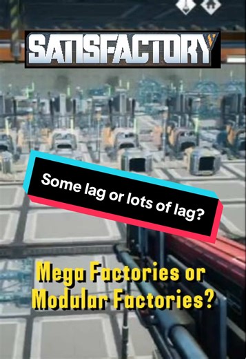 Do you build mega factories or modular factories for your Satisfactory builds? Bigger factories can keep things more orgnaized but come with some draw backs. Here is my reason why I got with smaller, but more modular factories scattered around the map when building different Satisfactory factory lines. #satisfactory #satisfactorygame #satisfactoryvideo #gamingtiktok #fyp