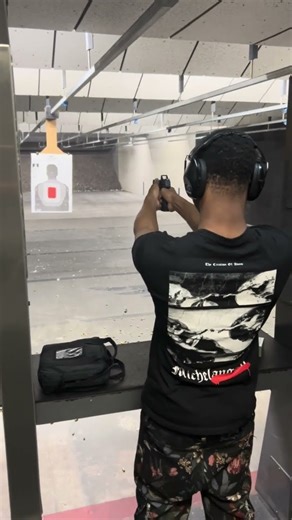 hellcat pro at gun range