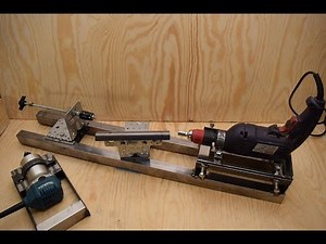 Homemade lathe with a drill, the multi-feature platform Part 1