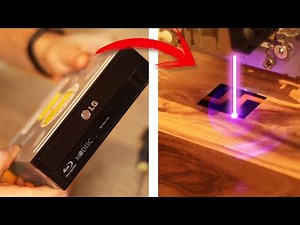 MODIFY THIS ENGRAVER TO BURN WOOD! - CNC LASER for little money