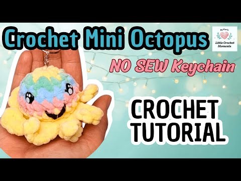 How to Make a Crochet Octopus | Easy Crochet Keychain for Beginners #crochetoctopus